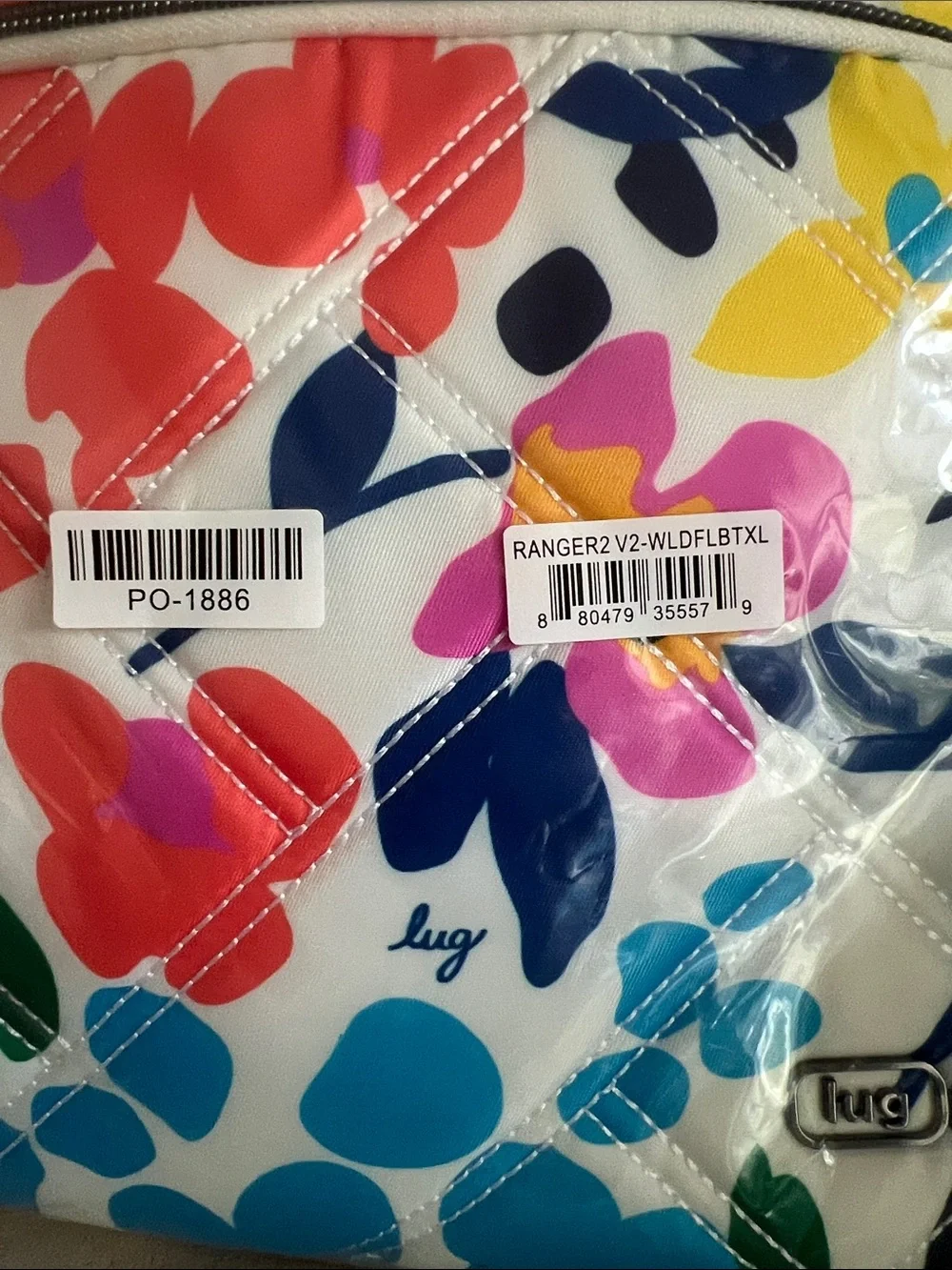 NWT Lug Legacy Collection Ranger Crossbody Bag  in Wildflower Brights ❤️💙💚🩵🩷💜💛🧡